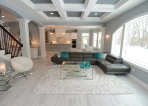 Great room to kitchen