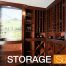 Storgae in our custom homes is plentiful
